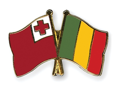 Fahnen Pins Tonga Mali