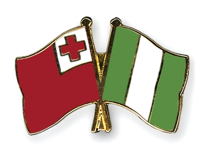 Fahnen Pins Tonga Nigeria