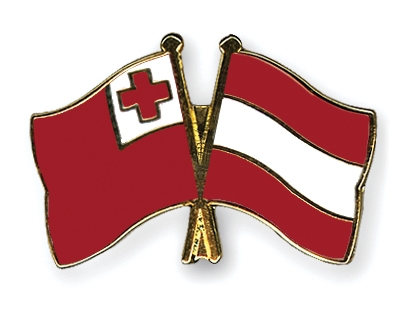 Fahnen Pins Tonga sterreich