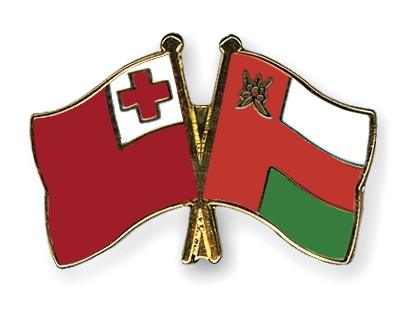 Fahnen Pins Tonga Oman