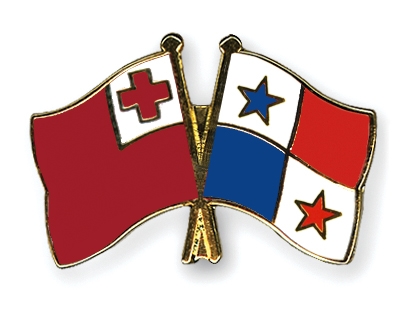 Fahnen Pins Tonga Panama