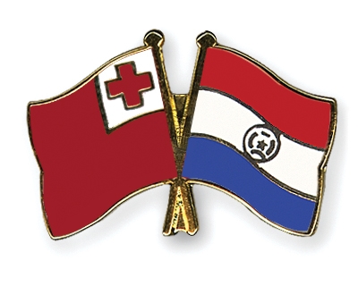 Fahnen Pins Tonga Paraguay