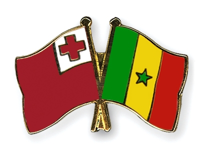 Fahnen Pins Tonga Senegal