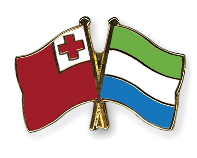 Fahnen Pins Tonga Sierra-Leone