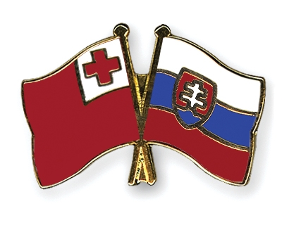 Fahnen Pins Tonga Slowakei