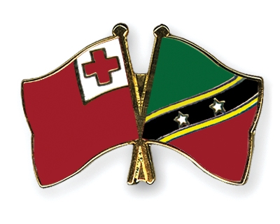 Fahnen Pins Tonga St-Kitts-und-Nevis