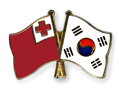 Fahnen Pins Tonga Sdkorea