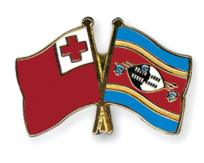 Fahnen Pins Tonga Swasiland