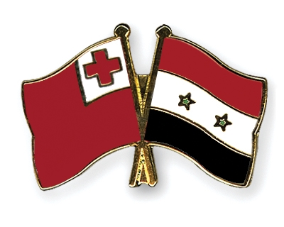 Fahnen Pins Tonga Syrien