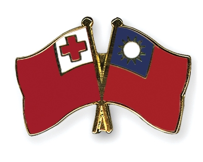 Fahnen Pins Tonga Taiwan