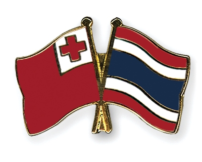 Fahnen Pins Tonga Thailand