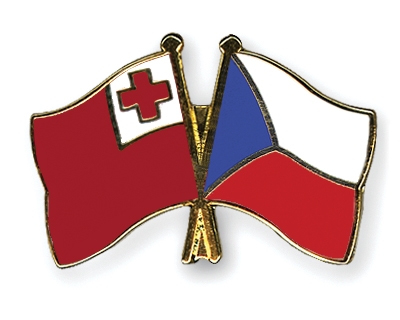 Fahnen Pins Tonga Tschechische-Republik