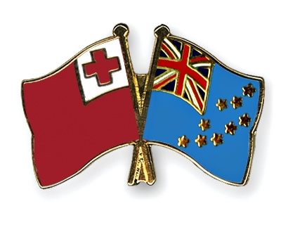 Fahnen Pins Tonga Tuvalu