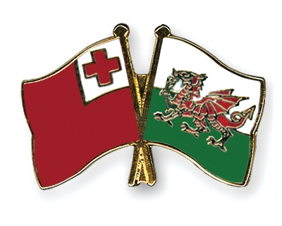 Fahnen Pins Tonga Wales