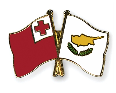 Fahnen Pins Tonga Zypern