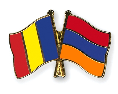 Fahnen Pins Tschad Armenien