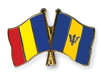 Fahnen Pins Tschad Barbados