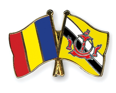 Fahnen Pins Tschad Brunei-Darussalam