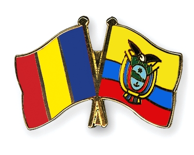 Fahnen Pins Tschad Ecuador