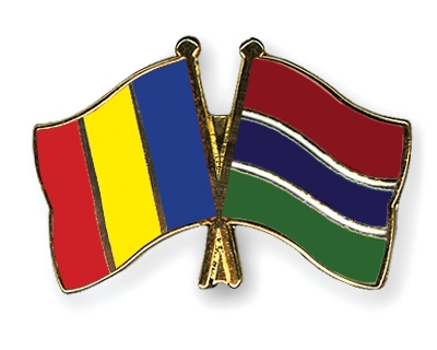 Fahnen Pins Tschad Gambia