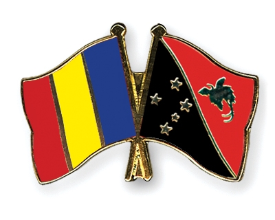 Fahnen Pins Tschad Papua-Neuguinea