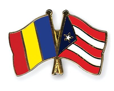 Fahnen Pins Tschad Puerto-Rico