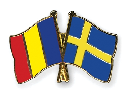 Fahnen Pins Tschad Schweden