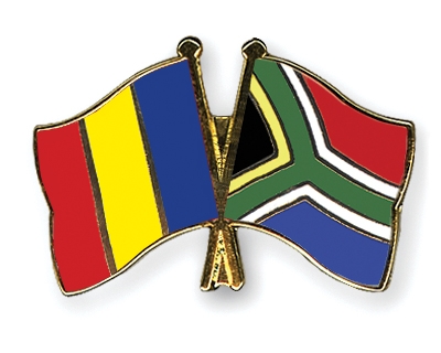 Fahnen Pins Tschad Sdafrika