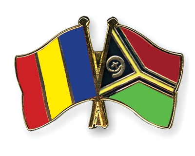 Fahnen Pins Tschad Vanuatu