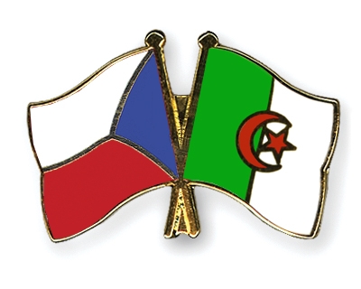 Fahnen Pins Tschechische-Republik Algerien