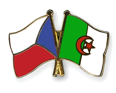 Fahnen Pins Tschechische-Republik Algerien