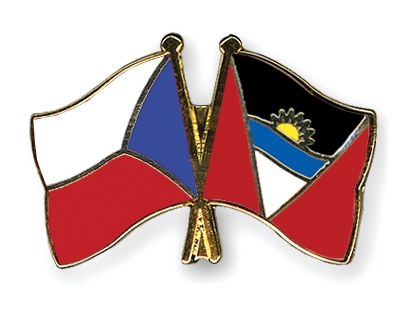 Fahnen Pins Tschechische-Republik Antigua-und-Barbuda