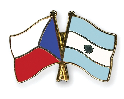 Fahnen Pins Tschechische-Republik Argentinien