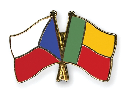 Fahnen Pins Tschechische-Republik Benin