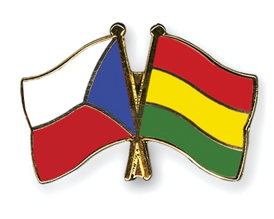 Fahnen Pins Tschechische-Republik Bolivien