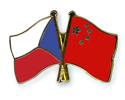 Fahnen Pins Tschechische-Republik China