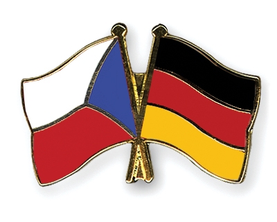 Fahnen Pins Tschechische-Republik Deutschland
