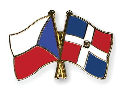 Fahnen Pins Tschechische-Republik Dominikanische-Republik