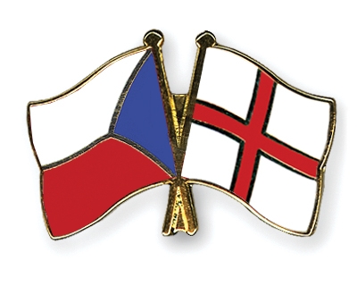 Fahnen Pins Tschechische-Republik England