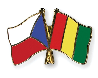 Fahnen Pins Tschechische-Republik Guinea