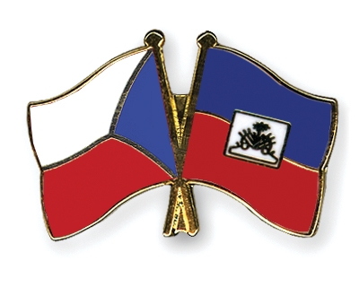 Fahnen Pins Tschechische-Republik Haiti