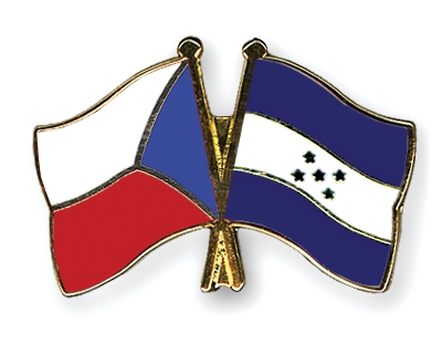 Fahnen Pins Tschechische-Republik Honduras