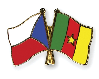 Fahnen Pins Tschechische-Republik Kamerun