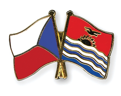 Fahnen Pins Tschechische-Republik Kiribati