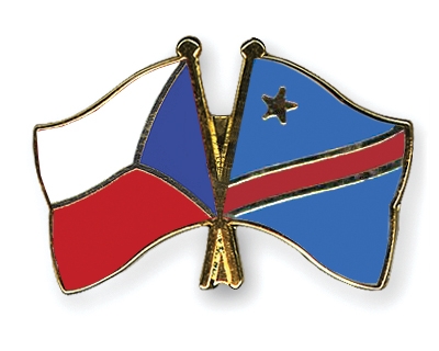 Fahnen Pins Tschechische-Republik Kongo-Demokratische-Republik