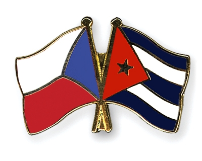 Fahnen Pins Tschechische-Republik Kuba