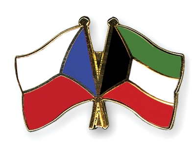 Fahnen Pins Tschechische-Republik Kuwait