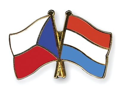 Fahnen Pins Tschechische-Republik Luxemburg