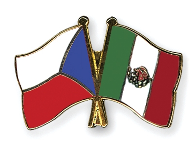 Fahnen Pins Tschechische-Republik Mexiko