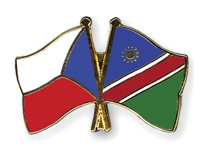 Fahnen Pins Tschechische-Republik Namibia
